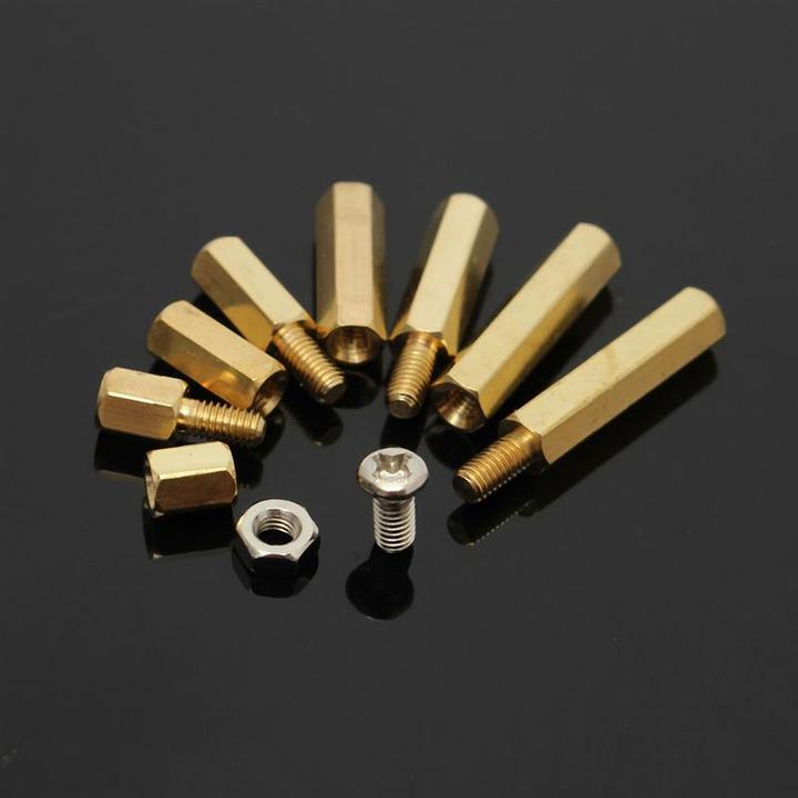 Play-Zone 120-Teiliges Set mit Abstandshaltern 6mm 20mm Schrauben un