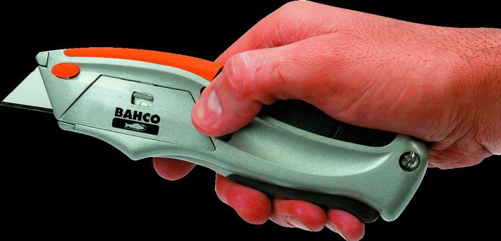 Image du produit Bahco Mini-cutter avec rétraction automatique de la lame et poignée en caoutchouc (Cutters)