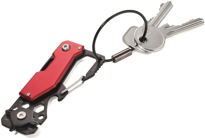 Produktbild Troika Taschenmesser Toolinator 10 Funktionen Rot/Schwarz (0.35 cm)