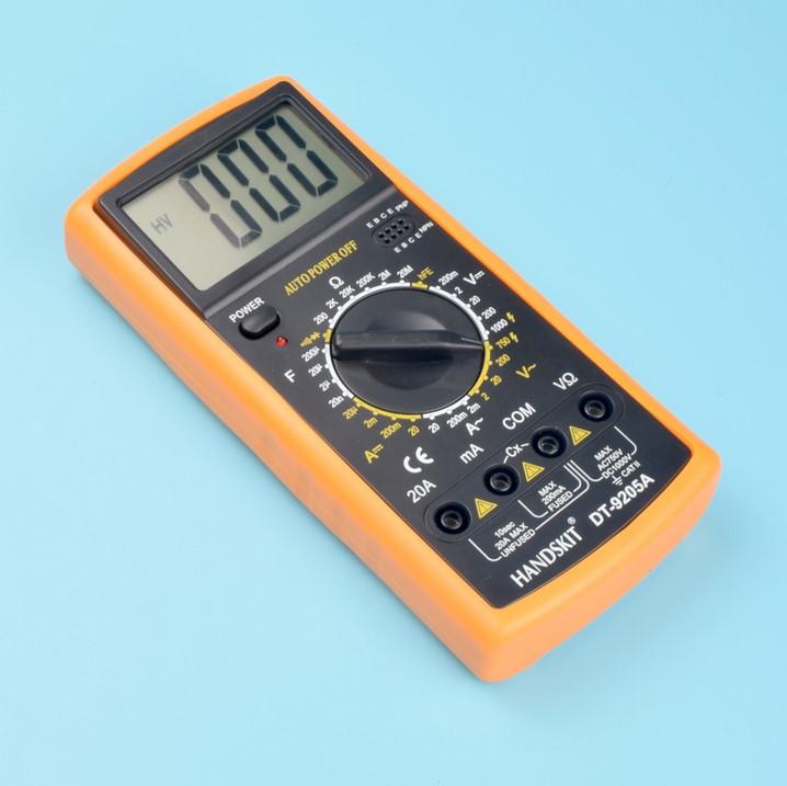 Actual product image OEM Digital multimeter (voltmeter) HANDSKIT DT-9205A