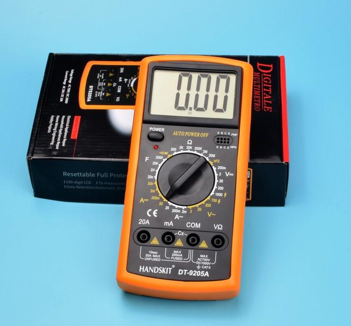 Actual product image OEM Digital multimeter (voltmeter) HANDSKIT DT-9205A