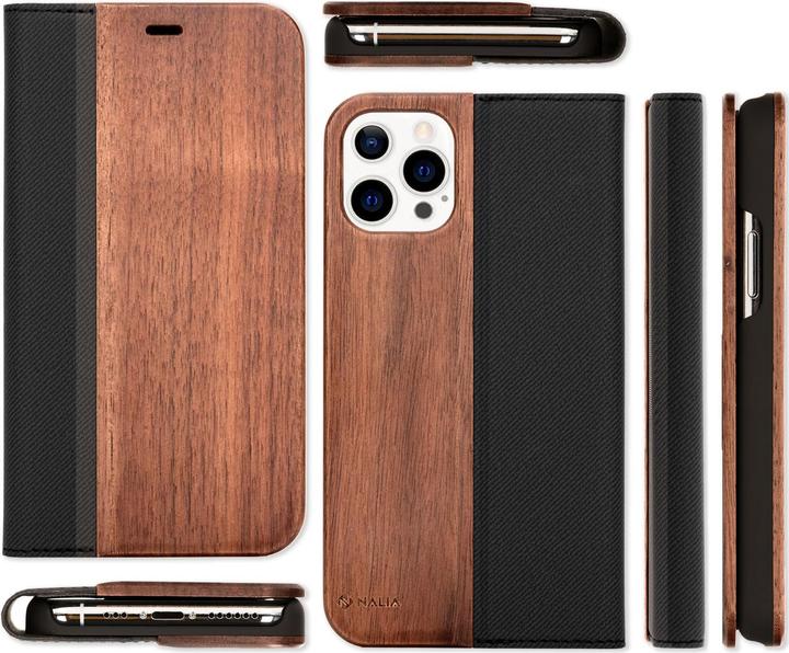 Produktbild Nalia Echt Holz Flipcase (Apple iPhone 13 Pro)