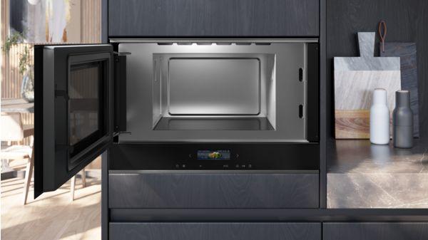 Image du produit Siemens BF922L1B1 Micro-ondes encastrable Noir