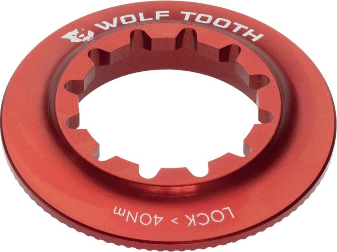 Produktbild Wolf Tooth Centerlock Lockring, Internal Spline, red
