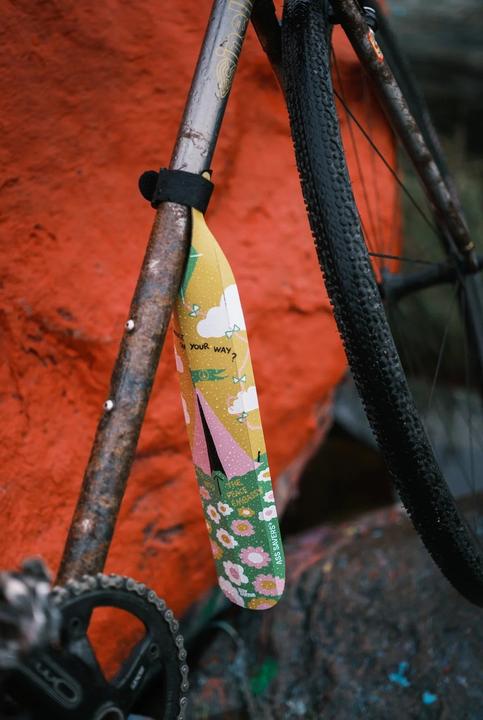 Actual product image Ass Savers SFR-1-JBP Speed Mullet Regular, mudguard FW, bits n peaces (special edition) (Mudguard down tube)