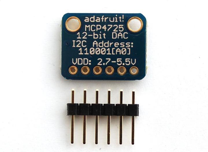 Actual product image Adafruit MCP4725 Breakout Board (12Bit DAC) (Timepiece)