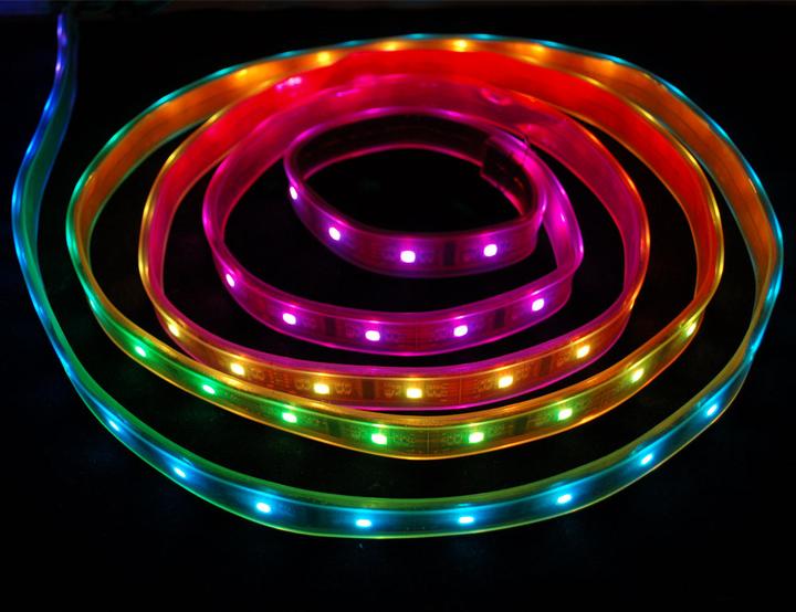 Immagine prodotto OEM Striscia indirizzabile digitale RGB LED Flexi 1 metro