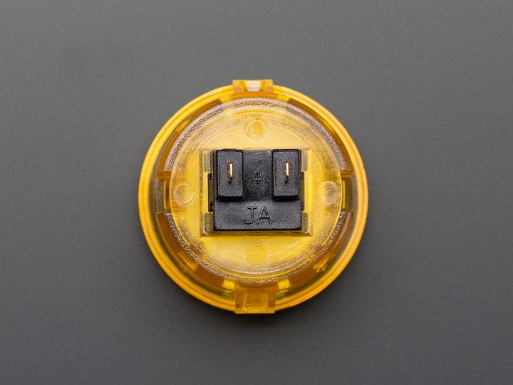Image du produit OEM Bouton Arcade 30mm Jaune Transparent
