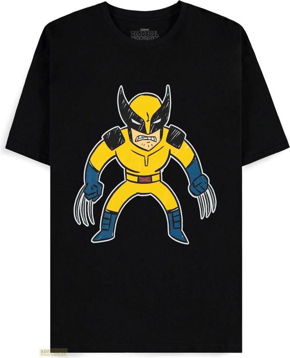Immagine prodotto Difuzed Deadpool - Disegno di Wolverine per bambini - Maglietta a maniche corte da uomo - XL (XL)