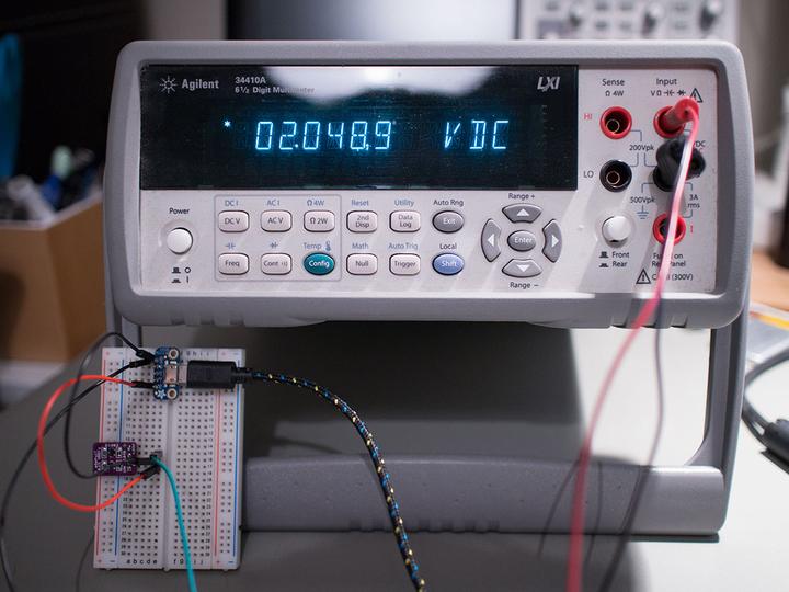 Actual product image Adafruit Precision LM4040 Voltage Reference Breakout (Various)
