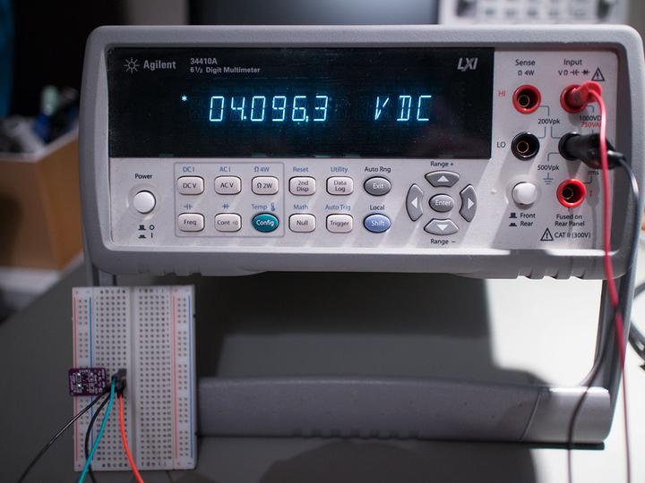 Actual product image Adafruit Precision LM4040 Voltage Reference Breakout (Various)