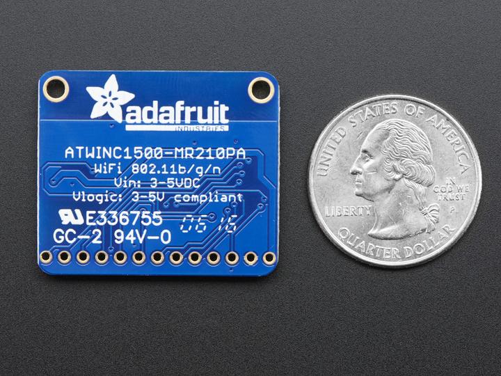 Image du produit Adafruit ATWINC1500 WiFi Breakout w/uFL Connector (Récepteur)
