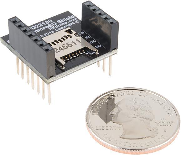 Actual product image RFDuino MicroSD Shield (Shield)