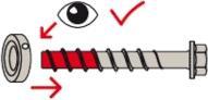 Actual product image Fischer FIS 543573 ULTRACUT FBS II 10x100 45/35/15 US A4 concrete screw (50 pcs.)