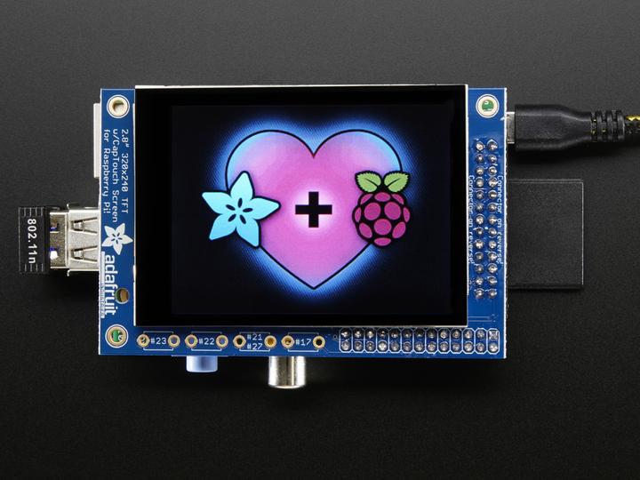 Actual product image Adafruit PiTFT Mini Kit 2.8" TFT with Capacitive Touch Screen (Display)