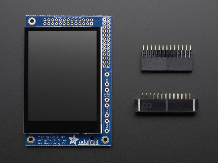 Actual product image Adafruit PiTFT Mini Kit 2.8" TFT with Capacitive Touch Screen (Display)