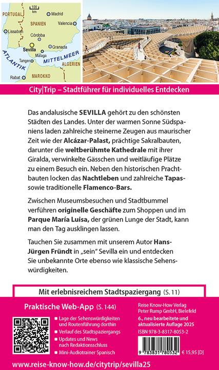 Produktbild CityTrip Sevilla (Deutsch, Hans-Jürgen Fründt, 2025)