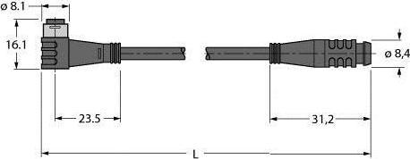 Produktbild Turck Aktuator- (1 m)