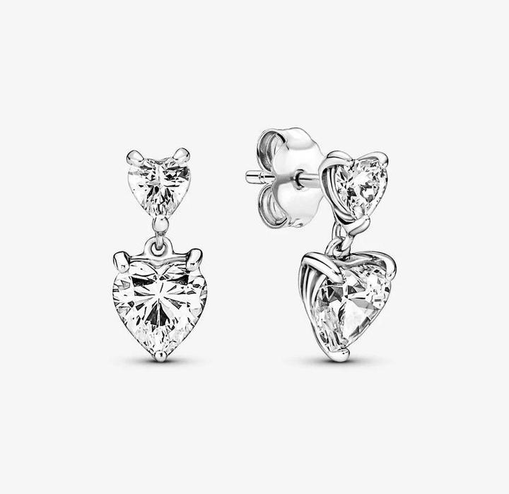 Immagine prodotto Pandora Orecchini doppio cuore (Argento 925)
