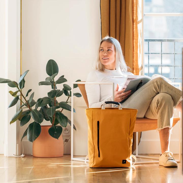 Actual product image Native Union W.F.A Backpack, mustard yellow (20 l)