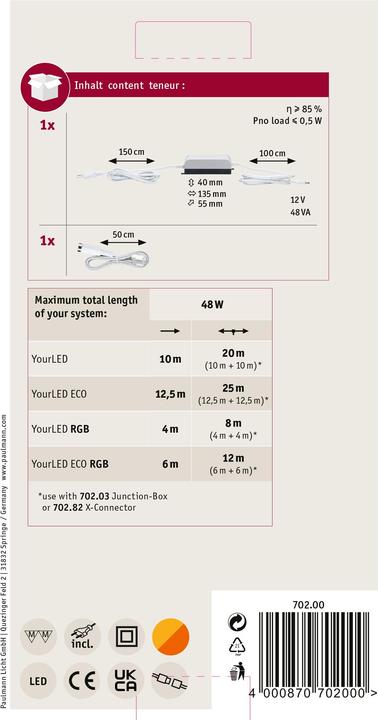 Produktbild Paulmann YourLED Power Supply 48W