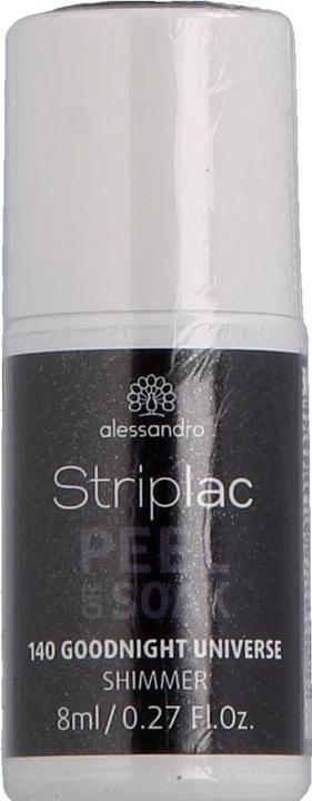 Immagine prodotto Alessandro Striplac Peel o Soak Good Night Universe 8 ml (Glitter, Grigio, Nero, Smalto pelabile)