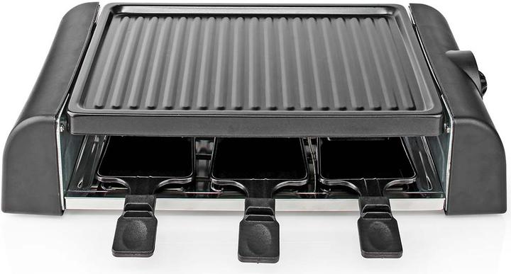 Actual product image Nedis Gourmet/Raclette Grill 6 Persons Spatula Temperature setting Non stick coating Rectangle