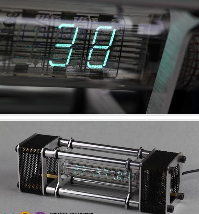 Actual product image Nixieclock DIY VFD Tube Clock Assembled