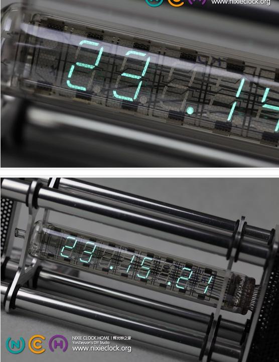 Actual product image Nixieclock DIY VFD Tube Clock Assembled