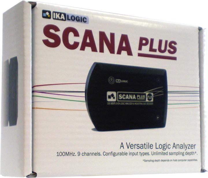 Actual product image Ikalogic ScanaPLUS: 9-Channels 100MHz Logic Analyser