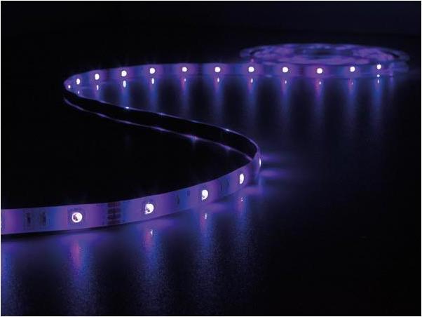 LED Strips Consumer SET MIT FLEXIBLEM LED-STREIFEN, CONTROLLER UND NETZTEIL - MUSIKGESTEUERT - RGB - 150 LEDs - 5 m -... (500 cm)