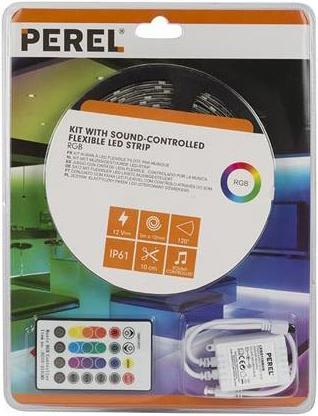 Image du produit LED Strips Consumer Kit Ruban à LED Flexible Piloté Par Musique Avec Contrôleur Et Alimentation - Rvb - 150 LED - 5 m... (500 cm)