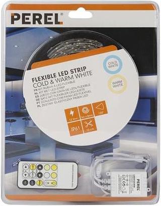 Image du produit LED Strips Consumer Kit Ruban à Led Flexible Avec Contrôleur Et Alimentation - Blanc Chaud & Blanc Neutre - 300 LED -... (Blanc, 500 cm)