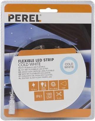 Image du produit LED Strips Consumer KIT RUBAN À LED FLEXIBLE AVEC ALIMENTATION - BLANC FROID - 180 LED - 3 m - 12 VCC (300 cm)