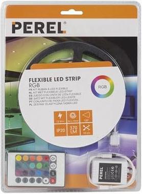 Image du produit LED Strips Consumer KIT RUBAN À LED FLEXIBLE AVEC CONTRÔLEUR ET ALIMENTATION - RVB - 150 LED - 5 m - 12 VCC - SANS RE... (500 cm, Intérieur)