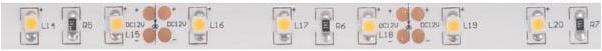 Actual product image Velleman FLEXIBLE LED STRIP - WARM WHITE - 300 LEDs - 5 m - 12 V (Neutral White, 500 cm, Indoor)