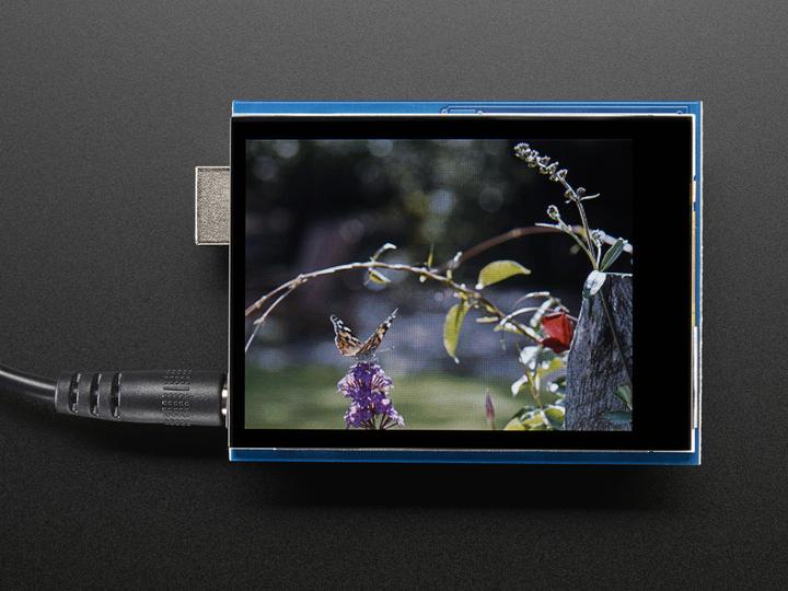 Actual product image Adafruit 2.8" TFT shield with capacitive touch screen