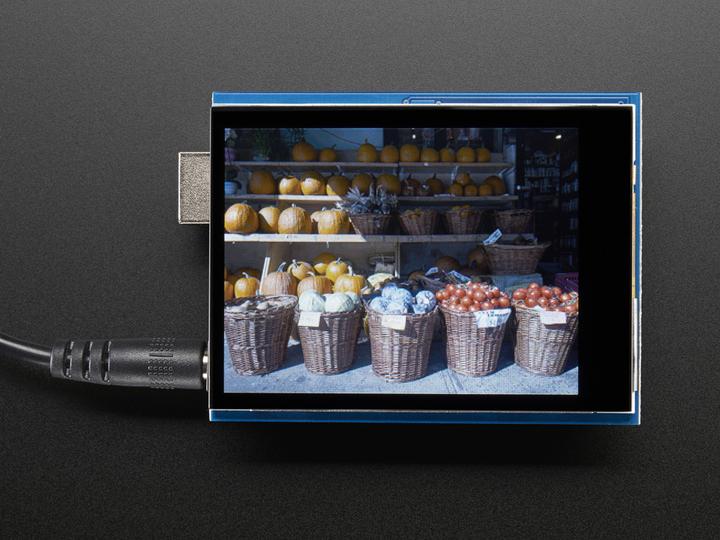Actual product image Adafruit 2.8" TFT shield with capacitive touch screen
