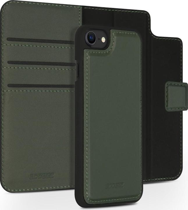 Actual product image Accezz Premium Leather 2 in 1 Wallet Bookcase iPhone SE (2022 / 2020) / 8 / 7 / 6(s) - Groen (Apple iPhone 6s, Apple iPhone SE (3rd Gen), Apple iPhone SE (2nd Gen), Apple iPhone 6, Apple iPhone 8, Apple iPhone 7)