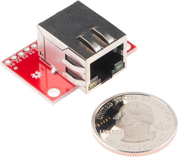 Image du produit SparkFun RJ45 MagJack (Ethernet) Breakout