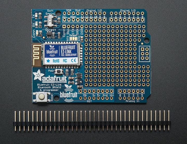 Actual product image Adafruit Bluefruit EZ-Link Shield BT Arduino v1.0 (Shield)