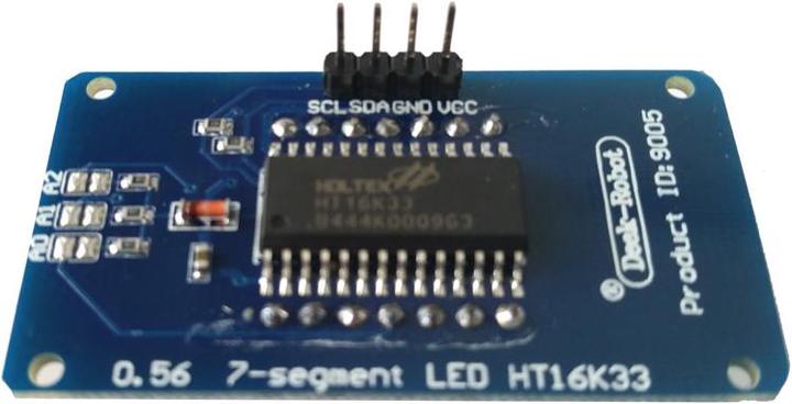Produktbild Deek-Robot DK 4-Zeichen 7-Segment-Anzeige Rot mit HT16K33 Backpack
