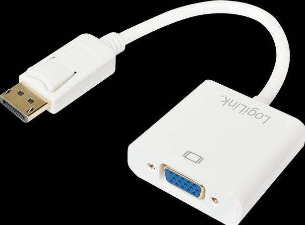 Actual product image LogiLink DisplayPort 1.2 to VGA (VGA, 15 cm)
