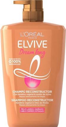 L'Oréal Paris ELVIVE Dream Long Reconstructing Shampoo 1000ml (1000 ml, Flüssiges Shampoo)