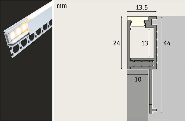 Actual product image Paulmann LED strips profile elements