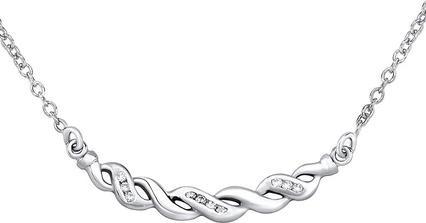 Silvego Silver necklacePEN with zircons ZTJ41031