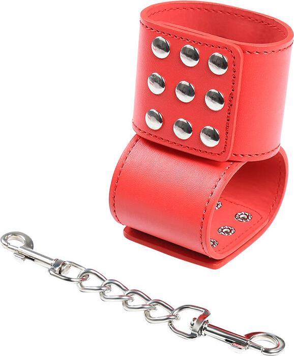 Actual product image Ohmama Fetish Wrist Restraint Snap Lock