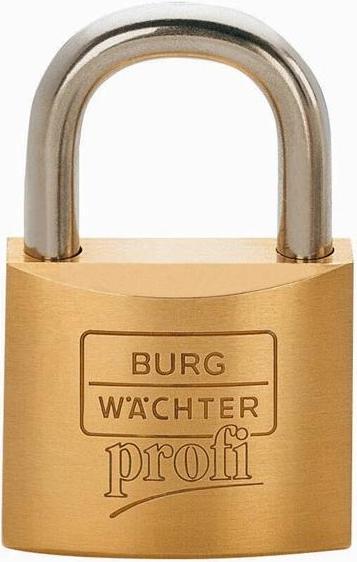 Produktbild Burg Wächter Zylindervorhangschloss NIRO 116 25 Schlosskörperbreite 25 mm Messing verschiedenschliessend