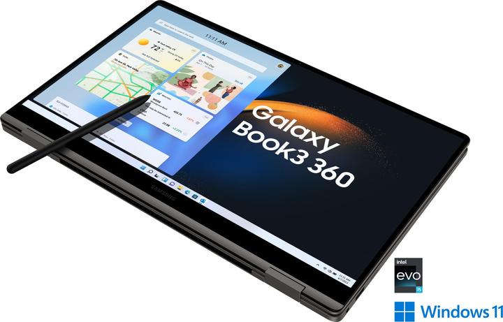 Actual product image Samsung Galaxy Book3 360 (15.60", Intel Core i5-1340P, 8 GB, 512 GB, DE)