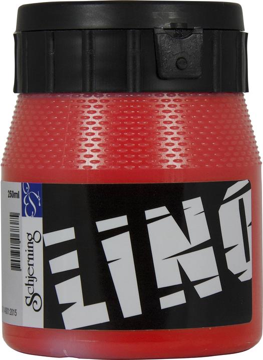 Actual product image Schjerning linoleum ink (Red, 250 ml)